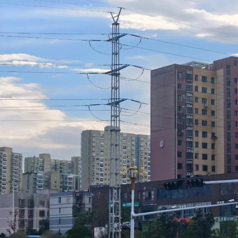 110kV ٹرانسمیشن لائن اینگل اسٹیل ٹاور