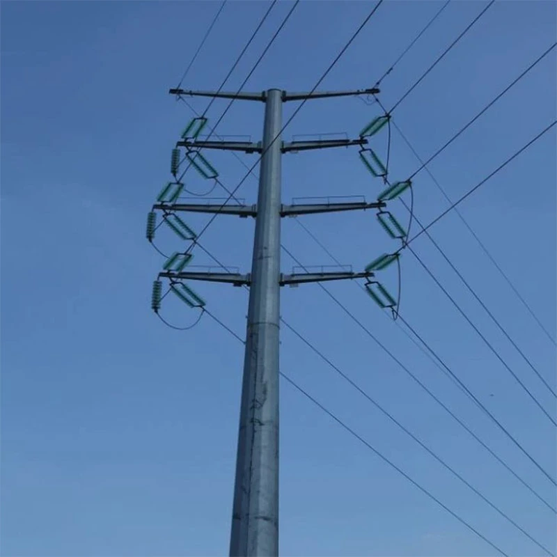 پاور لائن کے لیے 500kV جالی اسٹیل ٹاور